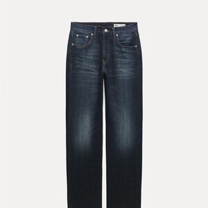 Zara Blue High Rise Jeans Classic Style
